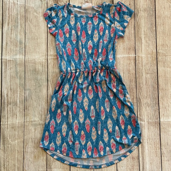 Lularoe Mae Style Dress Girls Size 6 